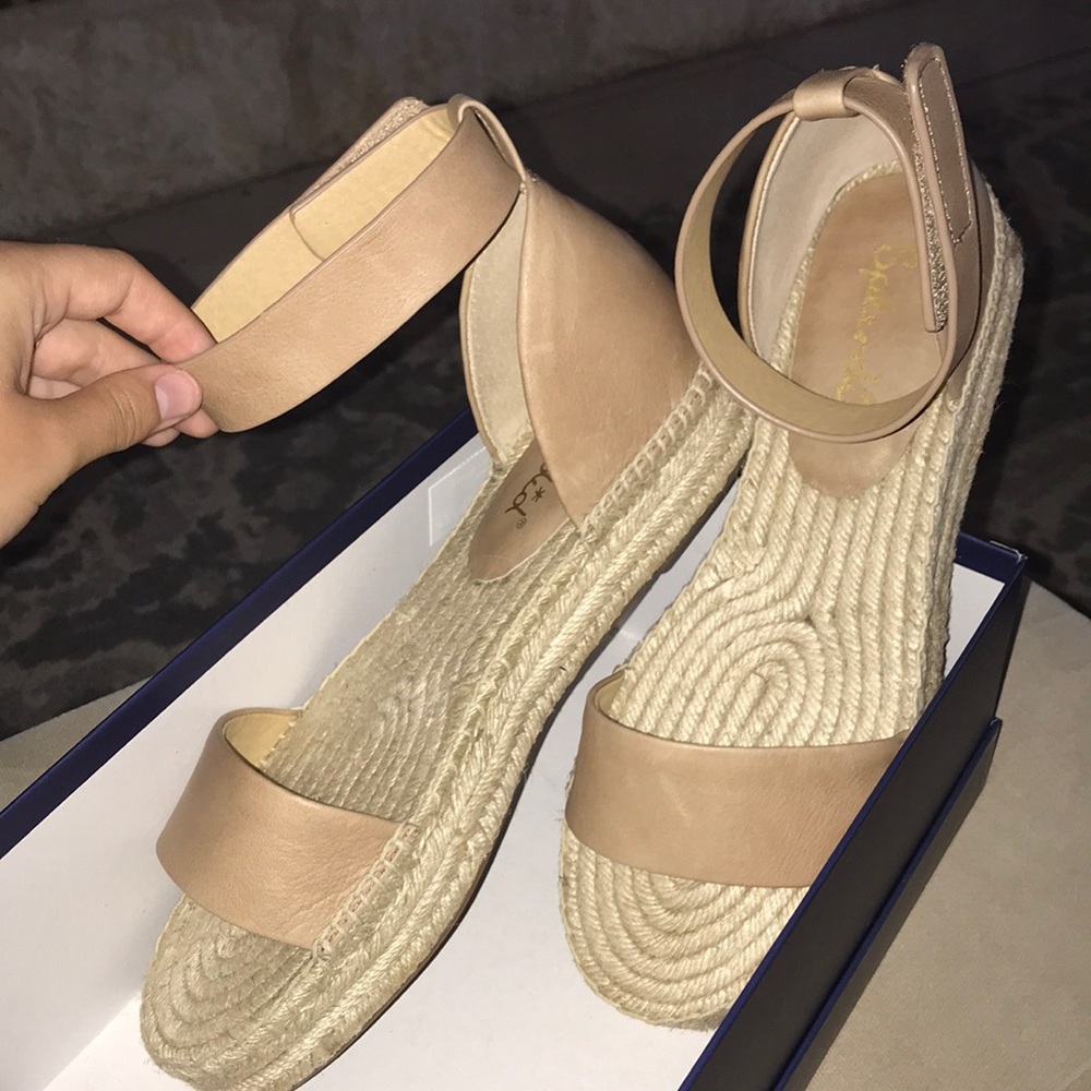 NEW Nude Platform Espadrille SZ 10 Splendid Brand